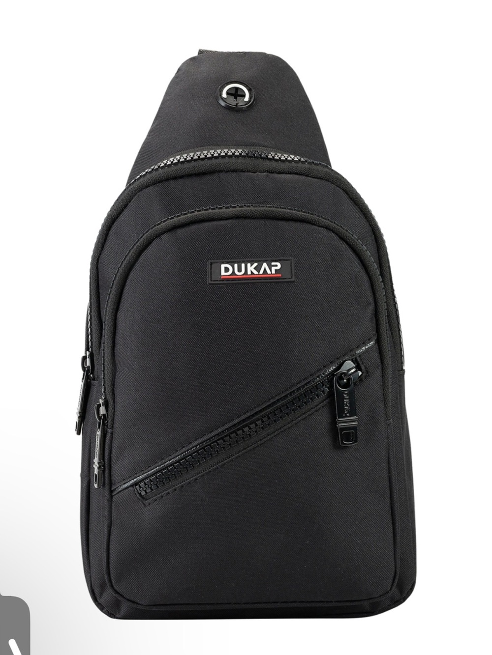 Dukap Black Sling Bag for Men/Women Compact Crossbody Belt Bag NWT